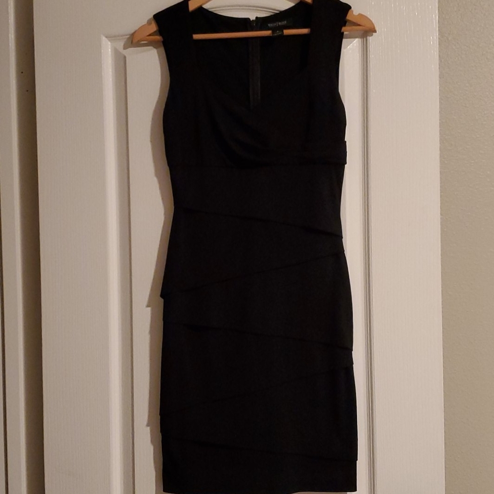 WHBM Bodycon Black Dress